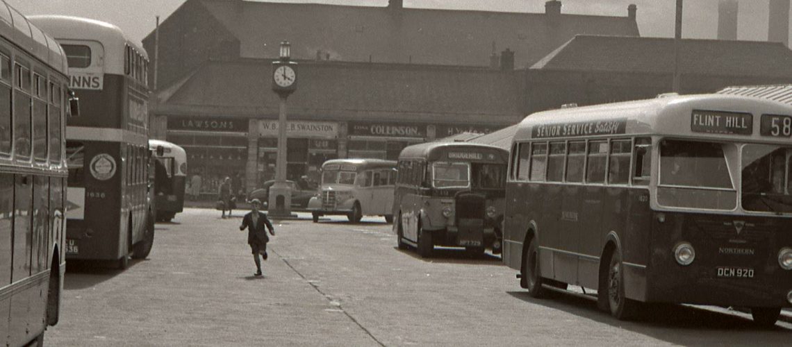 Consett bus station, late fifties Image