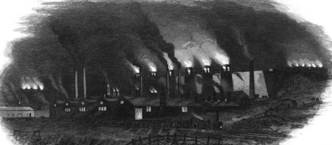 This is an early sketch of Consett Iron Company